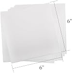 Tosnail 36 Boîtes 6" x 6" Artist Painting Toiles Panneaux Blanc Blanc Toile ajourée Toile Conseil Petites toiles de peinture pour l'huile ou la peinture acrylique Partie