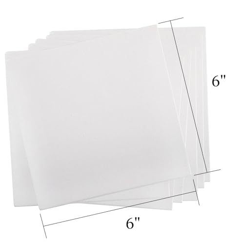 Tosnail 36 Packs 6" x 6" Artist Painting Canvas Panels White Blank Stretched Canvas Canvas Board Small Paint Canvases for Oil or Acrylic Painting Party by Tosnail - Image 2