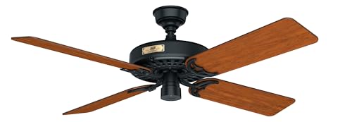 Hunter Original Outdoor or Indoor Ceiling Fan 52 inch Matte Black