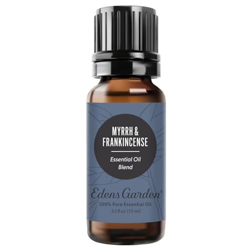 Edens Garden Myrrh & Frankincense Essential Oil Blend- 100% Pure Premium Grade Undiluted Natural Therapeutic Aromatherapy The Best for Skin Face Kid Safe 10 ml (.33 fl oz)