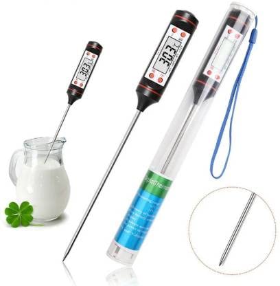MCP Healthcare Portable Digital Kitchen Thermometer Electric Probe Food Oven Thermometer BBQ Aquarium Thermoeter for Kitchen, BBQ, Meat, Oven