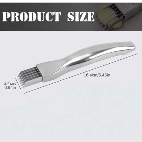 Cortador de Acero Inoxidable para Verduras, 2 piezas miniatura 3