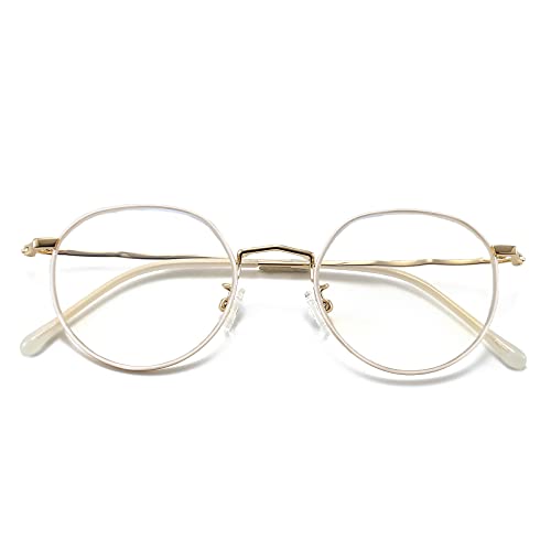 DOLLGER ブルーライトカットメガネ 度なし ブルーライトカット メガネ 伊達メガネ 超軽量17g 丸メガネ おしゃれ