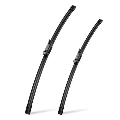 Image of 26 inch23 inch (Top Lock) Windshield Wiper Blades Automotive Replacement for Benz ML-Class 2012-2015 GLE-Class 2016-2017 GL-Class 2013-2016 OEM Quality Premium 2 Pack