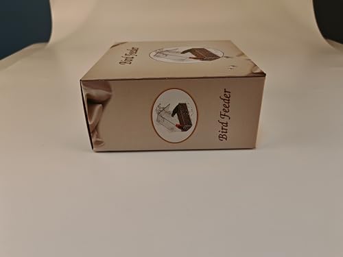 Transparent Fenster Futterhaus für Vögel, Vogelhaus Fensterscheibe mit Saugnäpfen, Futterspender für Wildvögel Bird Feeder Vogelfutterhaus mit Saugnäpfe, 15 x 15 x 6 cm