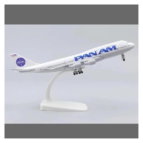 Avión B747 modelo de metal de 20 cm réplica a escala diecast con tren de aterrizaje 2