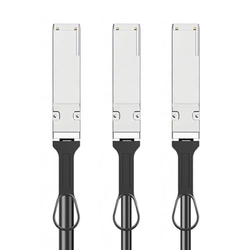 Image of 10Gtek IB 200GbE to 2x100GbE Splitter DAC, QSFP56 to 2xQSFP56 (4CHx50G to 2x2CHx50G), for Mellanox MCP7H50-H003 3-Meter