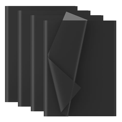 Creavvee Découpage papier de soie 28 feuilles format 50x70cm Noir F7163