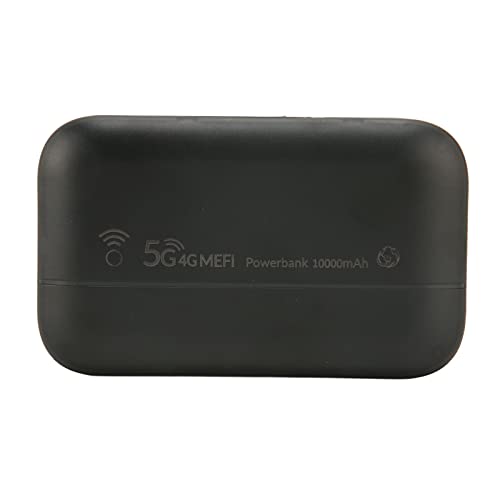 Image of Semme Portable 4G WiFi Router with 10000mAh Battery for Phone Laptop and Tablet Supports 10 Users Lightweight and Compact Design