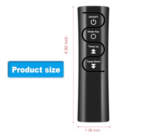 Télécommande pour chauffage EdenPURE GEN 4 rechange modèle A4511 - 3