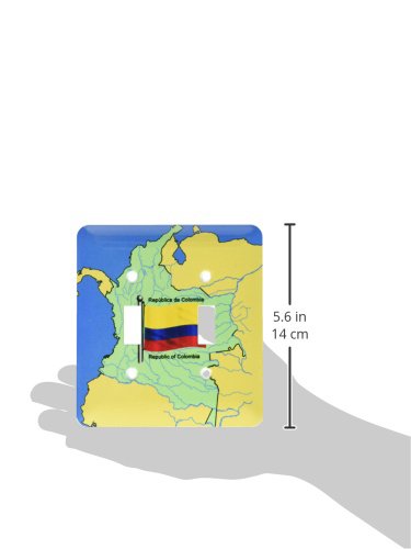 Cache interrupteur Colombie double bascule pour masquer défauts muraux - 3