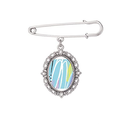 Broche Joy s Art motif raffiné ornement d'exception pour grand châle