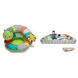 Infantino Prop-A-Pillar 3 Piece Baby Support Set and Foldable Soft Foam Play Mat