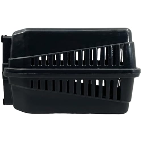 Caixa De Transporte N2 Pet Viagem p/Cachorros Gatos Coelhos (Preto)
