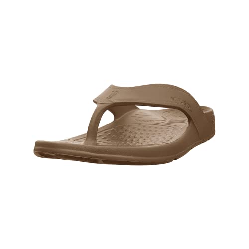 Image of NUUSOL Unisex Cascade Flip Flops; Non-Slip Hiking /Plantar Fasciitis Footwear; Soft Cushion, Lightweight & Comfortable; Arch Support & Textured Footbed, Pain Relief for Joint, Neck & Back Injuries