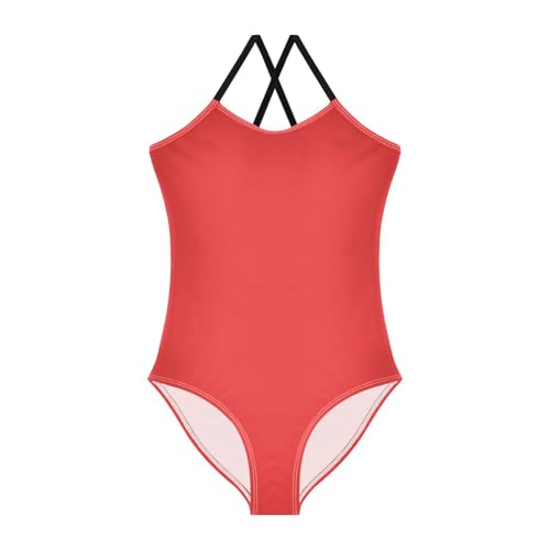 Red Bathing Suits for Girls Kids Swimsuits Summer Beach One Piece Swimsuits Swimwear