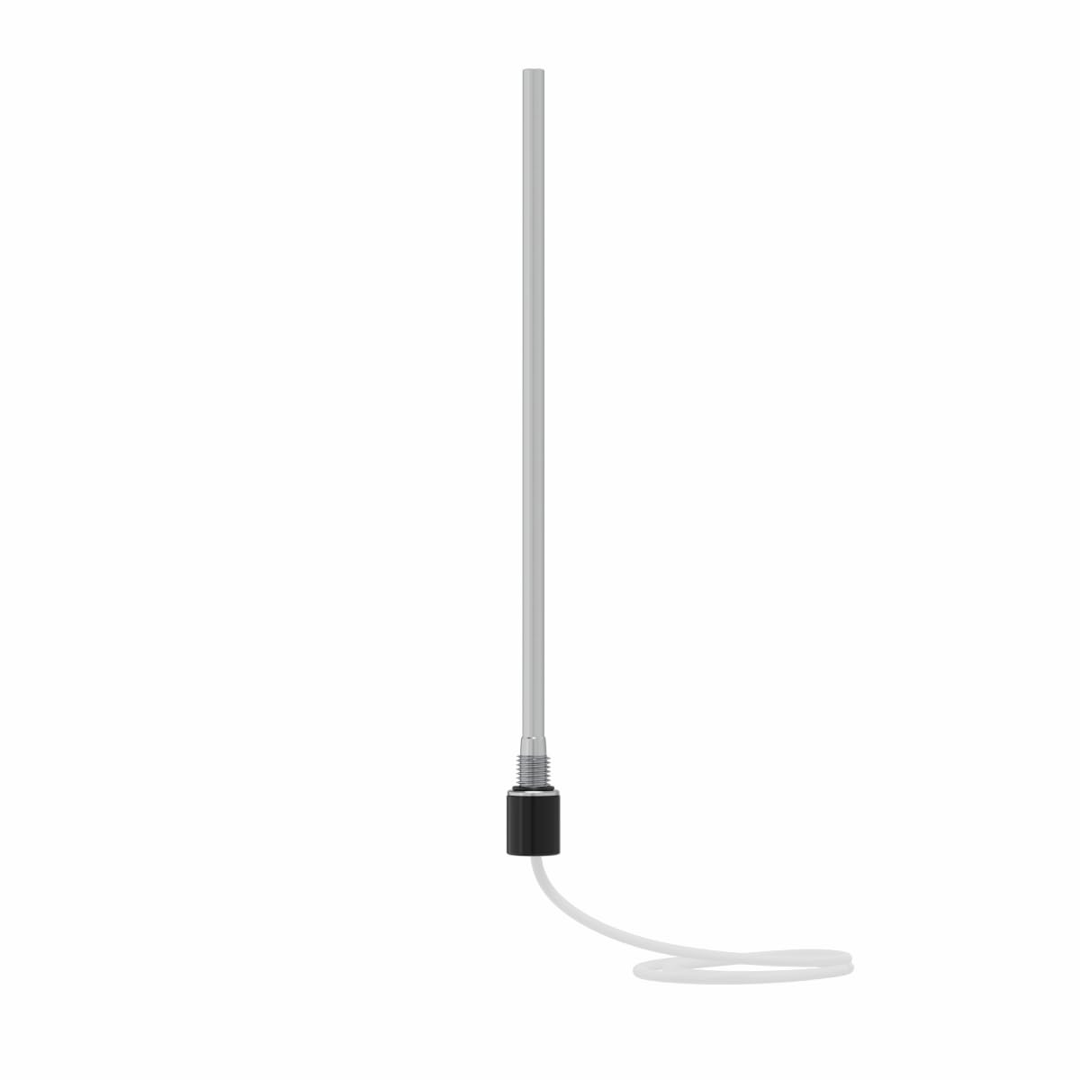 NRG 500W Dual Fuel Towel Rail Heating Element Kit, with Cover Black