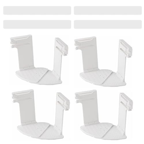KRYMXAR Set di 4 tendicristalli anti-scivolamento, con design rotante, per tutte le dimensioni del materasso, per il fissaggio del lenzuolo pieghevole