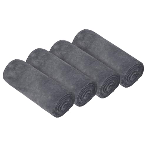 HAGOT 4 Pack Asciugamano Sportivo in Microfibra, Super Assorbente e Traspirante, Leggero, ad Asciugatura Rapida, per Yoga, Campeggio, Palestra, Fitness, 75 cm x 35 cm