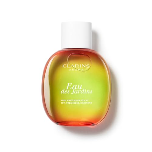 CLARINS Eau des Jardins Fragrance | Hydrates, Soothes and Perfumes Skin | Gentle and Non-Photosensitizing Formula | All Skin Types | 3.3 Fluid Ounces