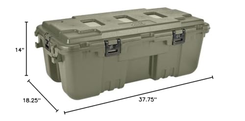 Image of Plano Storage Trunk - 108 Quart w / Wheels (1819) - Hunter Green