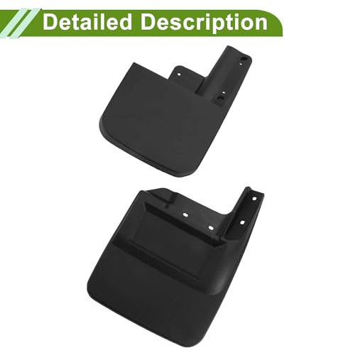 Image of Mud Flaps Splash Guards for Jeep Gladiator(Rubicon)2022-2024 Front and Rear Mud Guards 1 Set