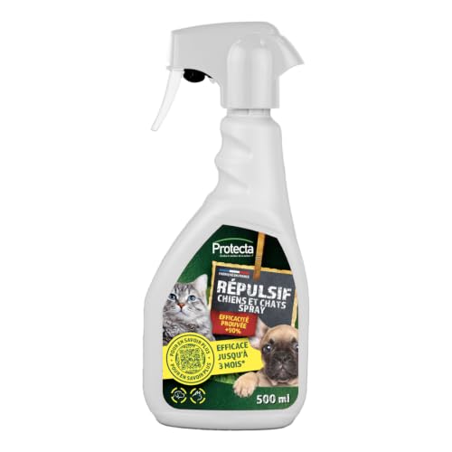 Repelente de Gatos para Interior y Exterior, Spray Antiarañazos y Marcado Urinario, 500ml – Protección Eficaz para Muebles y Jardines