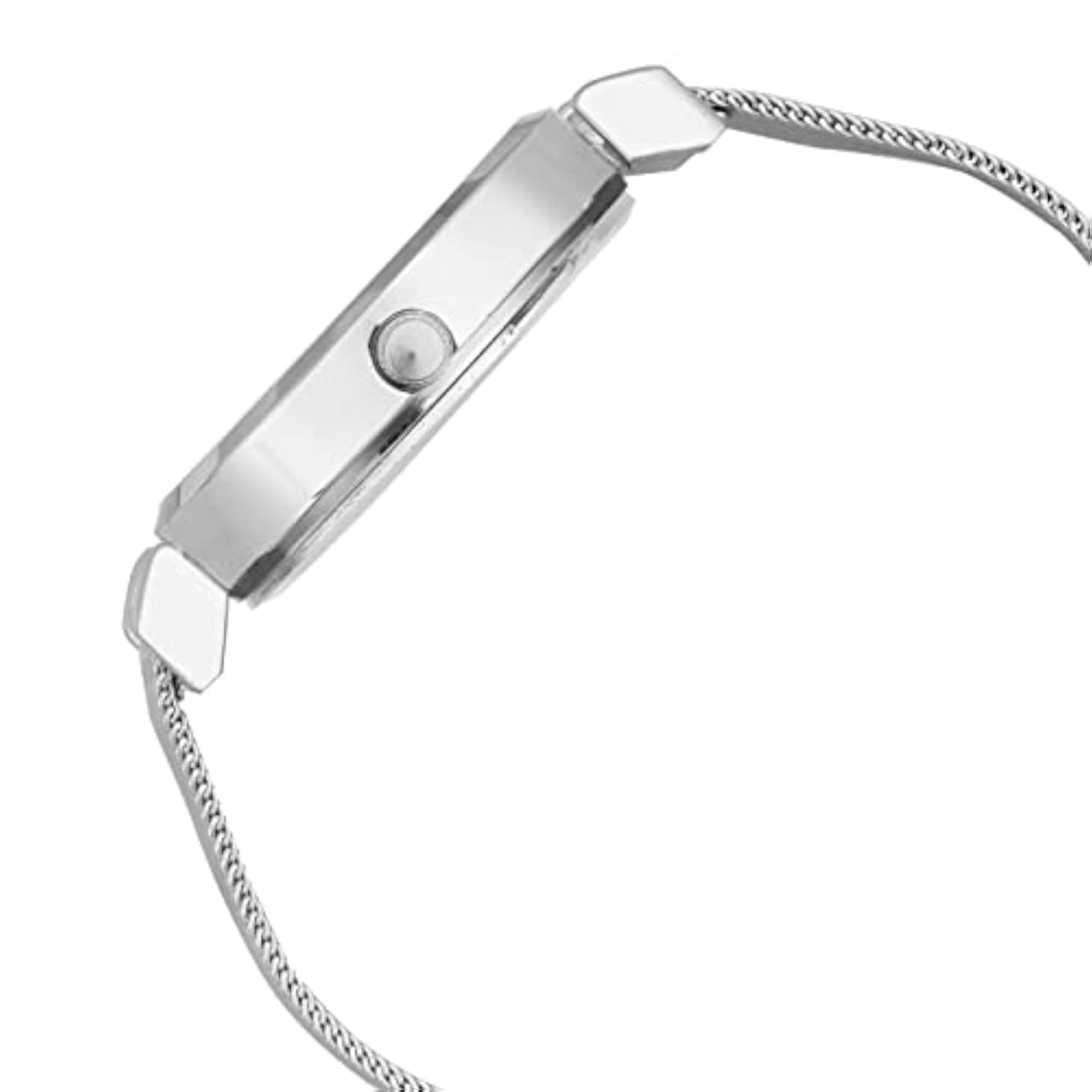 Women's Stainless Steel Mesh Chain Analog Wrist Watch, Colour Options
