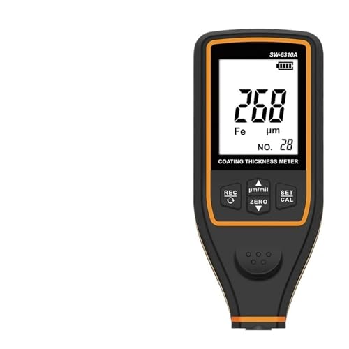 Medidor de espesor de recubrimiento para automóviles SW-6310A, calibrador digital de espesor de pintura 0-1700 μm (FE/NFE), con resolución de 0.1 μm y estuche incluido miniatura 1