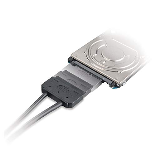 Akasa cable eSATA para disco SATA HDD y SSD 40 cm miniatura 6