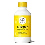 BEEKEEPER'S NATURALS B.Better Daytime Cough Syrup for Adults - Immune Support with Propolis, Elderberry, Raw Honey & Chaga - Gluten Free & Clean Ingredients, 4 oz.