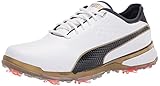 PUMA Zapatos de golf Proadapt Delta para hombre, Puma Blazer blanco/azul marino, 45 EU