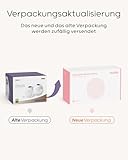 Nuliie Tiralatte elettrico portatile S32, pompa per latte elettrica a mani libere, 4 modalità, 9 livelli con flangia comoda da 18/21/24 mm, privato, con accessori di ricambio inclusi nella confezione