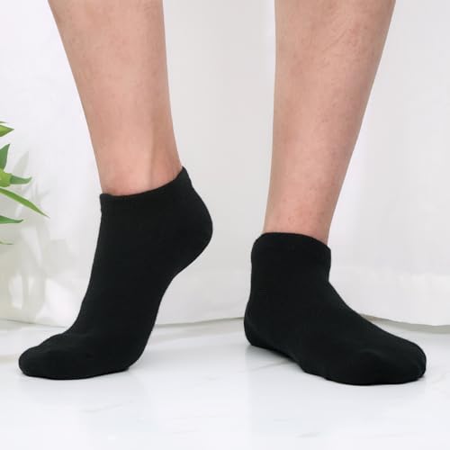 4 Pack Ankle Socks for Men Non-slip Comfort Mens No Show Socks Size 10-13/13-153