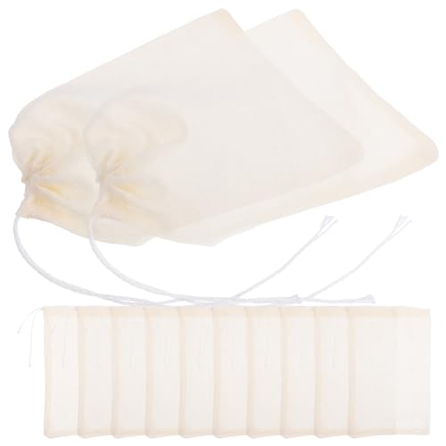 MAGICLULU 50 Pcs bolsa de gasa infusor de té suelto bolsa reutilizable tarro de comida colador de té Balde equipo convenientes bolsas de filtro de té bolsa de coqueteo con salsa algodón