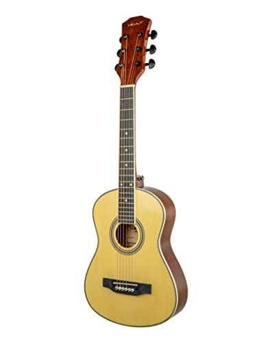 Vault Junior 1/4-Size 30.5-Inch Kids Acoustic Guitar - Natural Bundle With Gig Bag, Tuner, Strap, Strings, String Winder, Picks, Austin Bazaar Instructional Dvd, And Polishing Cloth #TOP3