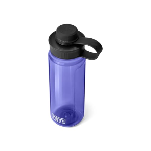 Image of YETI Yonder Water Bottle with Yonder Tether Cap, Lightweight, Leakproof and BPA-Free