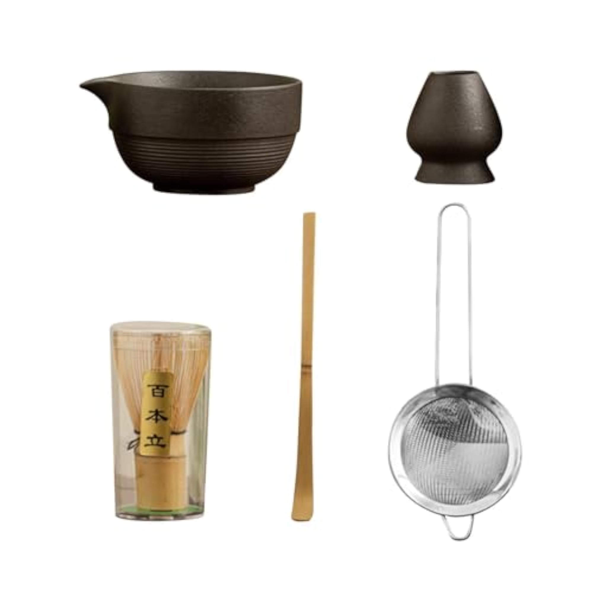 Sturdy Japanese Tea Making Tools, Complete Kit