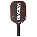 Diadem Warrior Pickleball Paddle | 3X L-Core Hybrid Nomex Polymer Honeycomb Core, Grit Paint Surface for Spin, Control and Power | Indoor/Outdoor | USAPA Approved (Red)