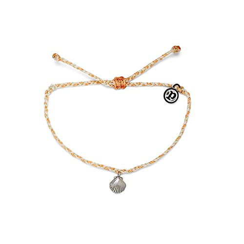Image of Pura Vida Silver or Rose Gold-Plated La Concha Bracelet