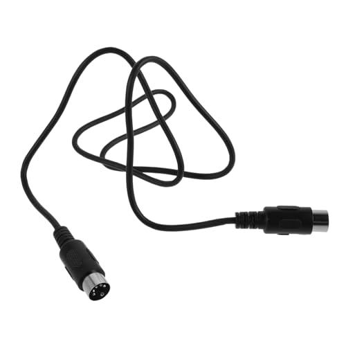 FAVOMOTO Multi-Instrument Midi Cable 5-pin Midi Cable for Piano Keyboard Synthesizer Drums Easy Connectivity High Fidelity Audio (1 Meter)