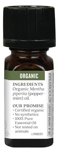 Aceite Esencial Orgánico de Menta Aura Cacia 0.25 Fl Oz miniatura 2