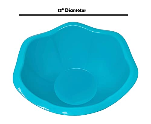 Plastic Serving Bowls For Parties (13Inch Diameter - Set Of 4), Chip Bowls For Parties, Popcorn Bowls, Plastic Bowls For Parties, Candy Bowls, Large Plastic Bowls #TOP7