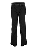 Con paranieves. O\'NEILL Star - Pantalones de Snowboard para Mujer, otoño/Invierno, Mujer, Color Black AOP, tamaño Small