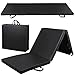 Venbytech for 2X Exercise Non-Slip Tri-Fold PU Leather Gym Mat Gymnastics Yoga 6'x2'