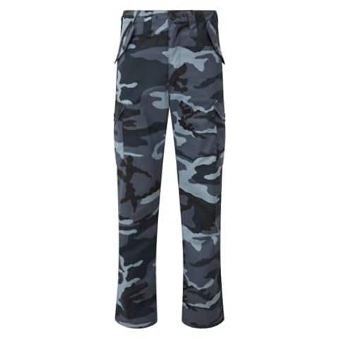 HeLovesWearing Castle 901 Camo Camouflage Combat Trousers (Night Urban, 40) Cover