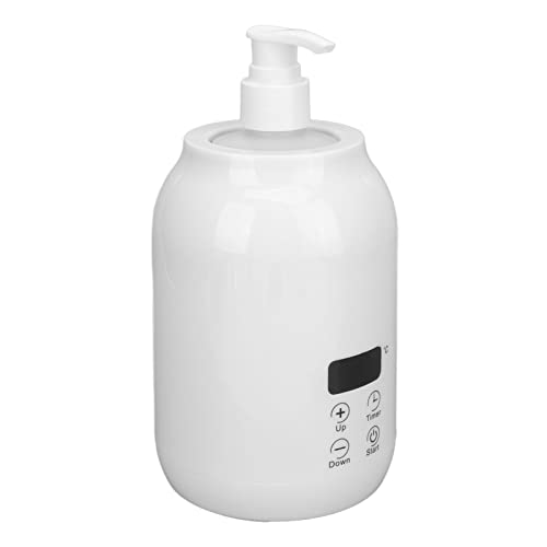 Scaldaolio per Massaggi con 2 Bottiglie di Olio Scaldabiberon per Lozione Riscaldatore Scalda Crema per Gel Lubrificante per Massaggi Spa Domestici Pro Salon (Spina UE 100-240 V)