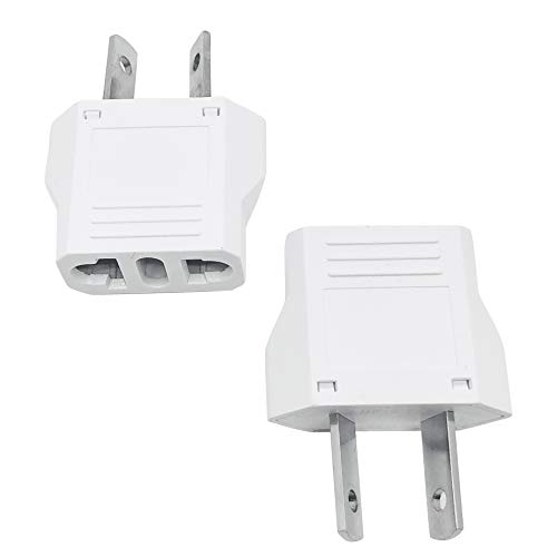 Unidapt US to Australia Plug Adapter - AU/NZ Power Plug Adapter Converter - USA American EU European to AU Australian New Zeeland Outlet Plug Adapters (2 Piece)