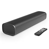 Yinet-EU Soundbar for TV, 56W Speakers with Bluetooth 5.3/ARC/Optical/AUX Inputs – Wall Mountable Home Theater Surround Sound System Small Sound Bar for PC/Gaming/Projectors with 3 EQ Modes (Black)