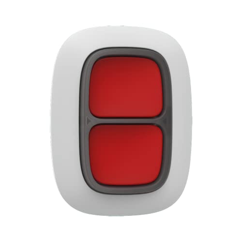 Doble botón de emergencia blanco para alarma inteligente - Ajax Systems